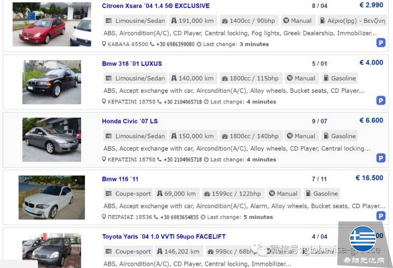 史上最强希腊购车指南：新车、二手车统统不在话下