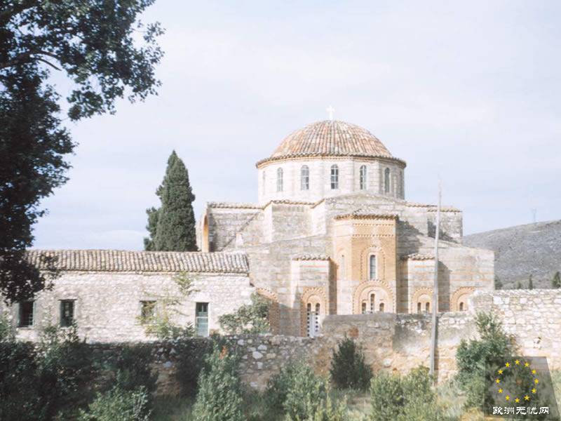 达夫尼修道院(daphni monastery)