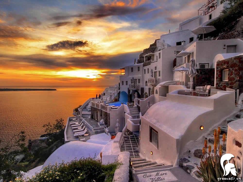 伊亚日落观景台（Oia's Sunset） - 希腊无忧网